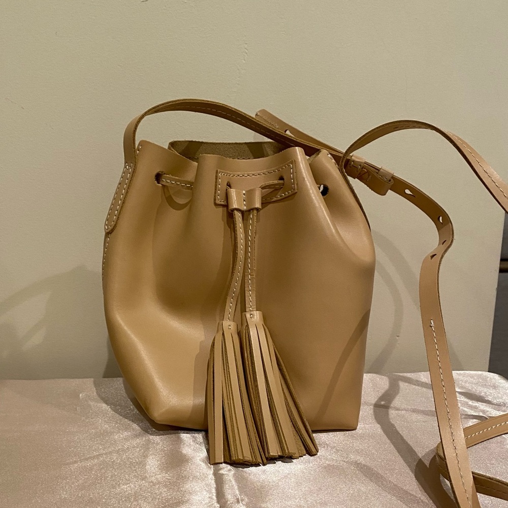 Tan Leather Shoulder Bag